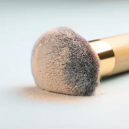 Wooden Handle Makeup Brush Professional Foundation Brush Kabuki Brush Soft Bristles