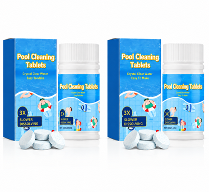 🏊 Crystal Clear Pool All Season Long Pool🏊 Cleaning Tablets