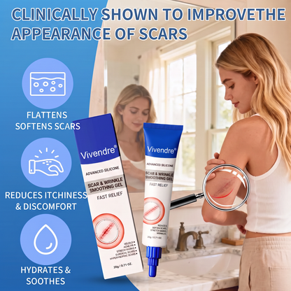 Buy 1 Get 1 Free 🔥 Advanced Silicone Scar & Wrinkle Smoothing Gel