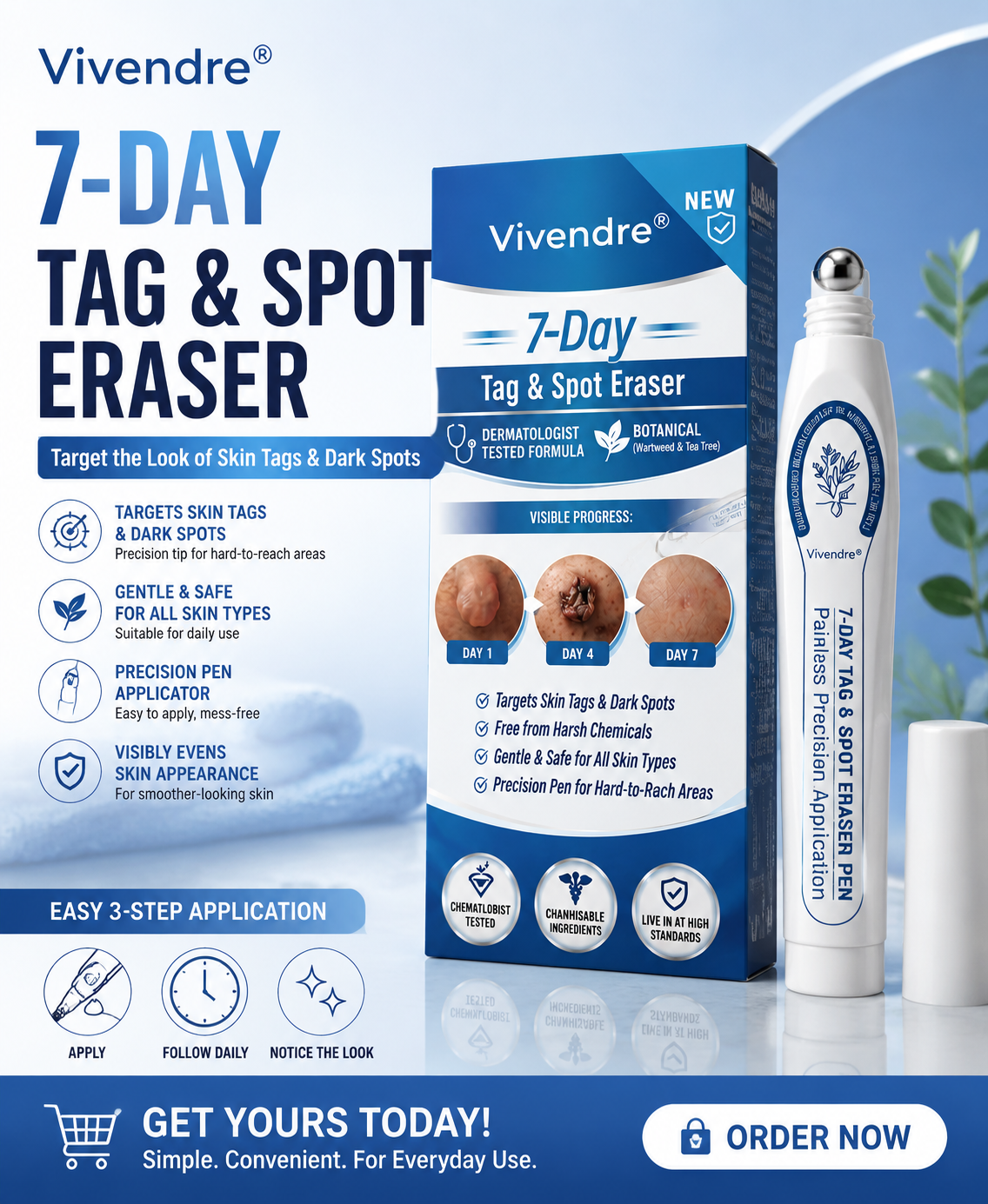 🎖️𝐎𝐟𝐟𝐢𝐜𝐢𝐚𝐥 𝐁𝐫𝐚𝐧𝐝 𝐒𝐭𝐨𝐫𝐞 | Vivendre®Tag&Spot Eraser