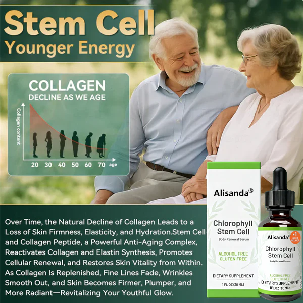 Alisanda® 𝖢𝗁𝗅𝗈𝗋𝗈𝗉𝗁𝗒𝗅𝗅 & 𝑆𝑡𝑒𝑚 𝐶𝑒𝑙𝑙 𝖻𝗈𝖽𝗒 𝗋𝖾𝗇𝖾𝗐𝖺𝗅 𝗌𝖾𝗋𝗎𝗆（𝐿𝑖𝑓𝑡 & 𝐹𝑖𝑟𝑚 𝑆𝑎𝑔𝑔𝑖𝑛𝑔 𝑆𝑘𝑖𝑛 & 𝑅𝑒𝑑𝑢𝑐𝑒 𝑊𝑟𝑖𝑛𝑘𝑙𝑒 𝐹𝑜𝑟𝑚𝑎𝑡𝑖𝑜𝑛