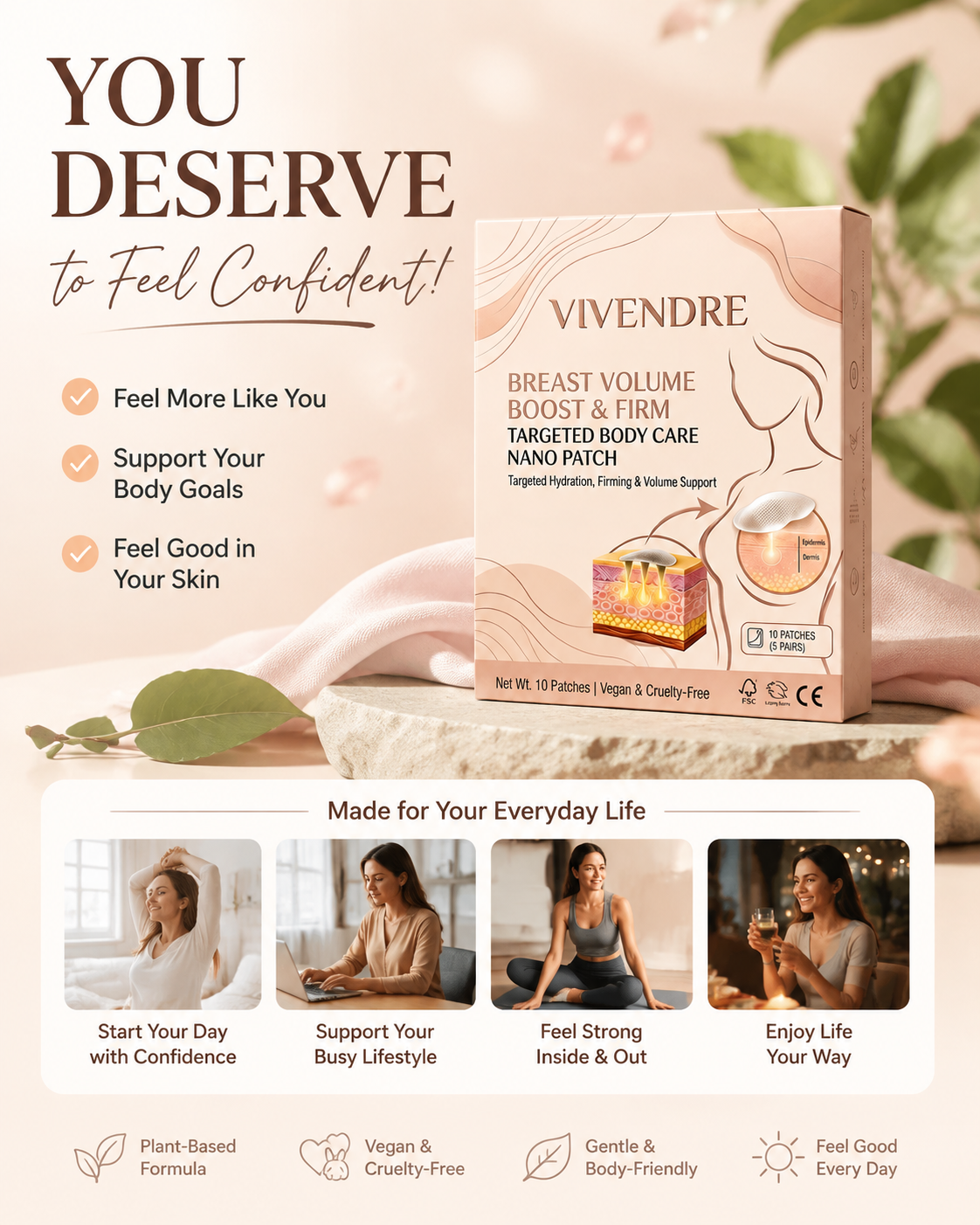 💥Vivendre 🥛 Targeted Body Care Nano Patch 💃